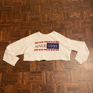New York cropped long sleeve